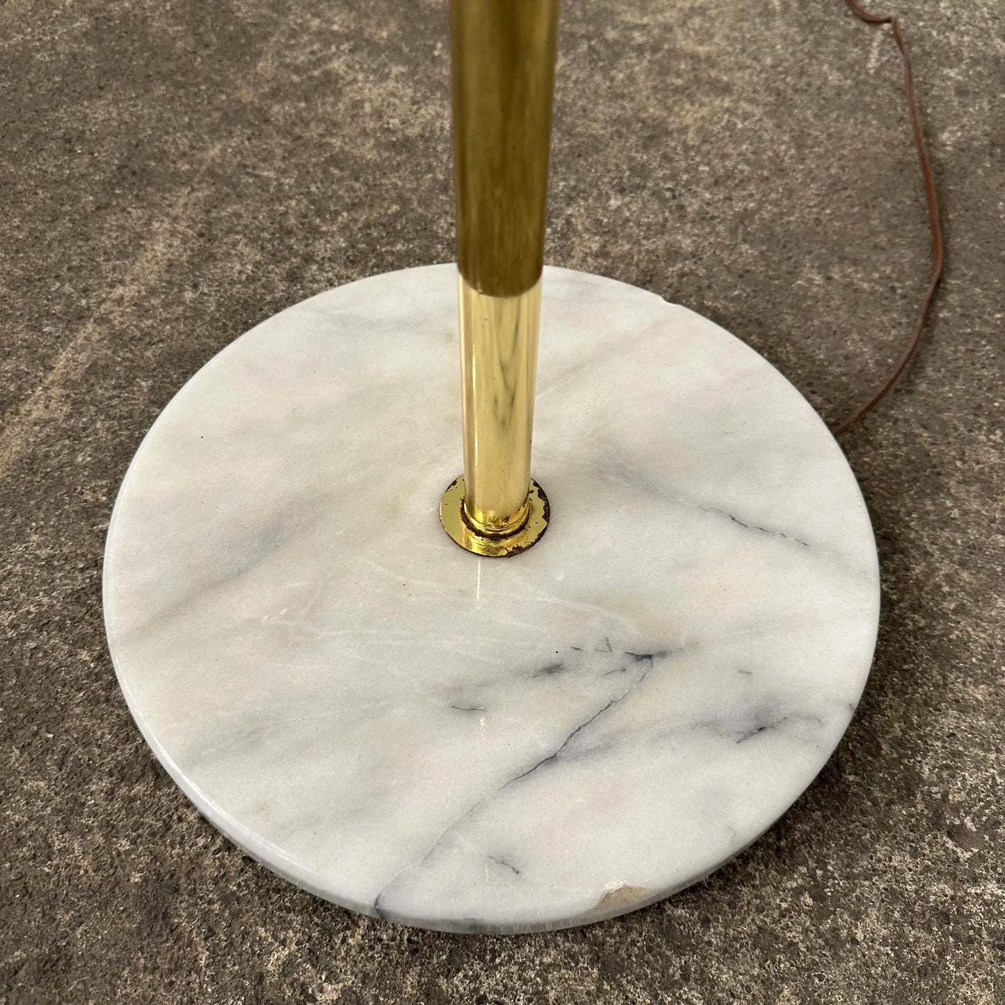 Triennale Style Brass Floor Lamp