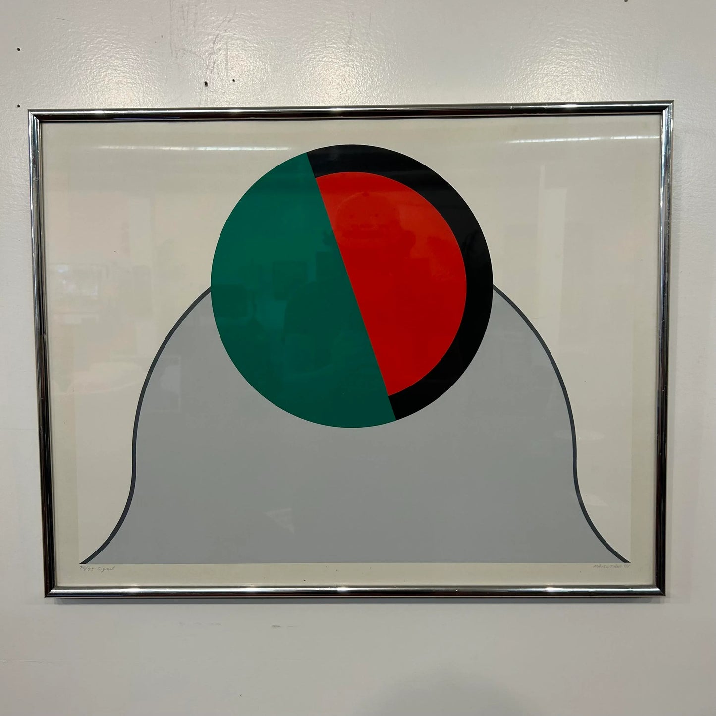 1971 Takesada Matsutani “Signal” Lithograph 70/75
