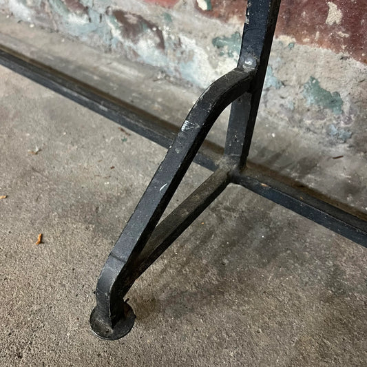 Maurizio Tempestini for Salterini Iron Headboard With Shelves.