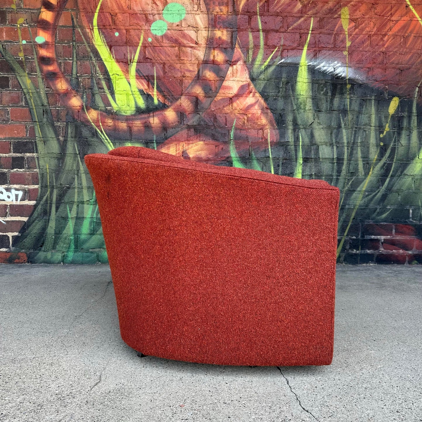 Flexsteel Vintage Swivel Tub Chair Mid-Century Modern