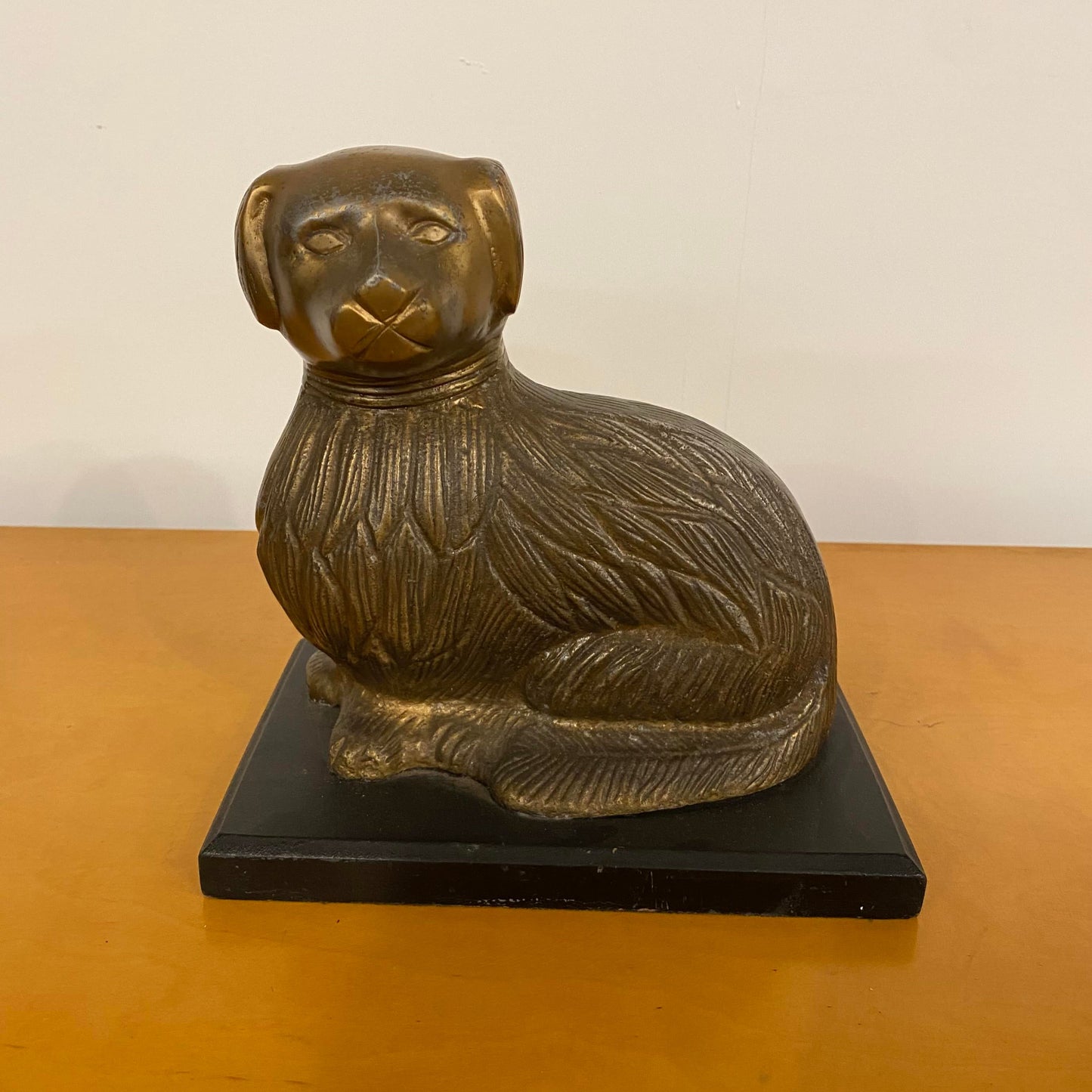 Mid Century Modern Brass Figure Dog
