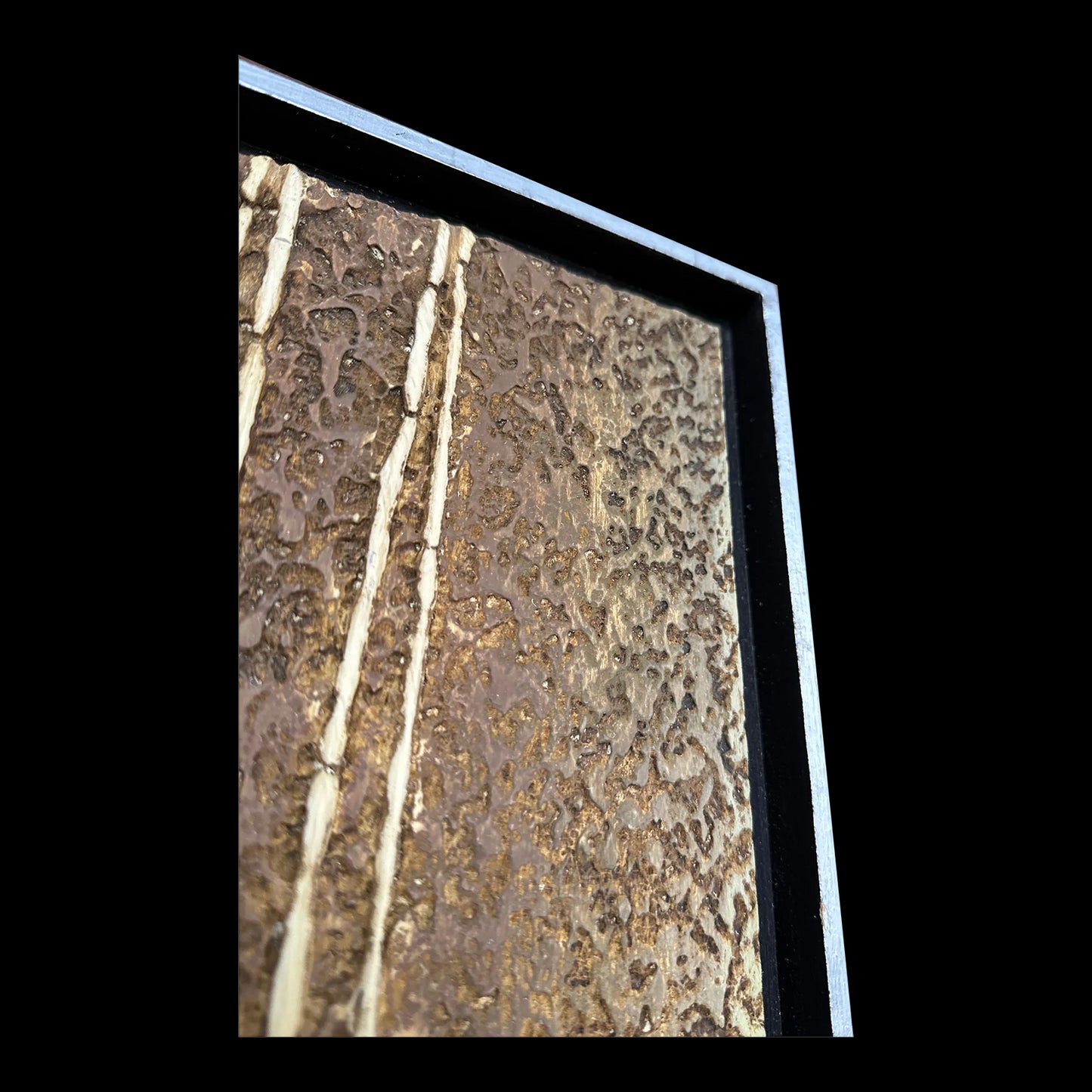 Object Series #1 1975-76 O W. Wolf Framed Painting on Board.