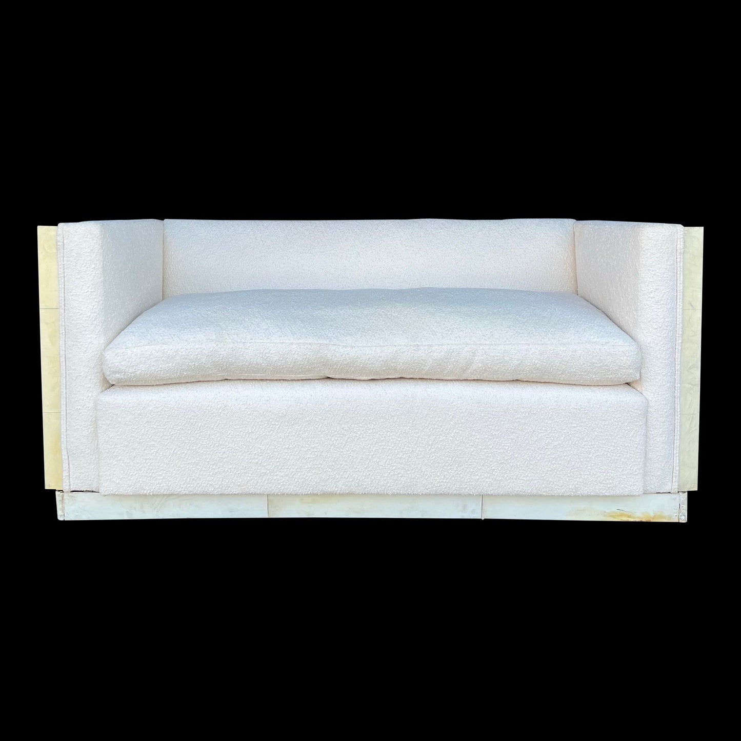 Karl Springer Goat Skin Loveseat
