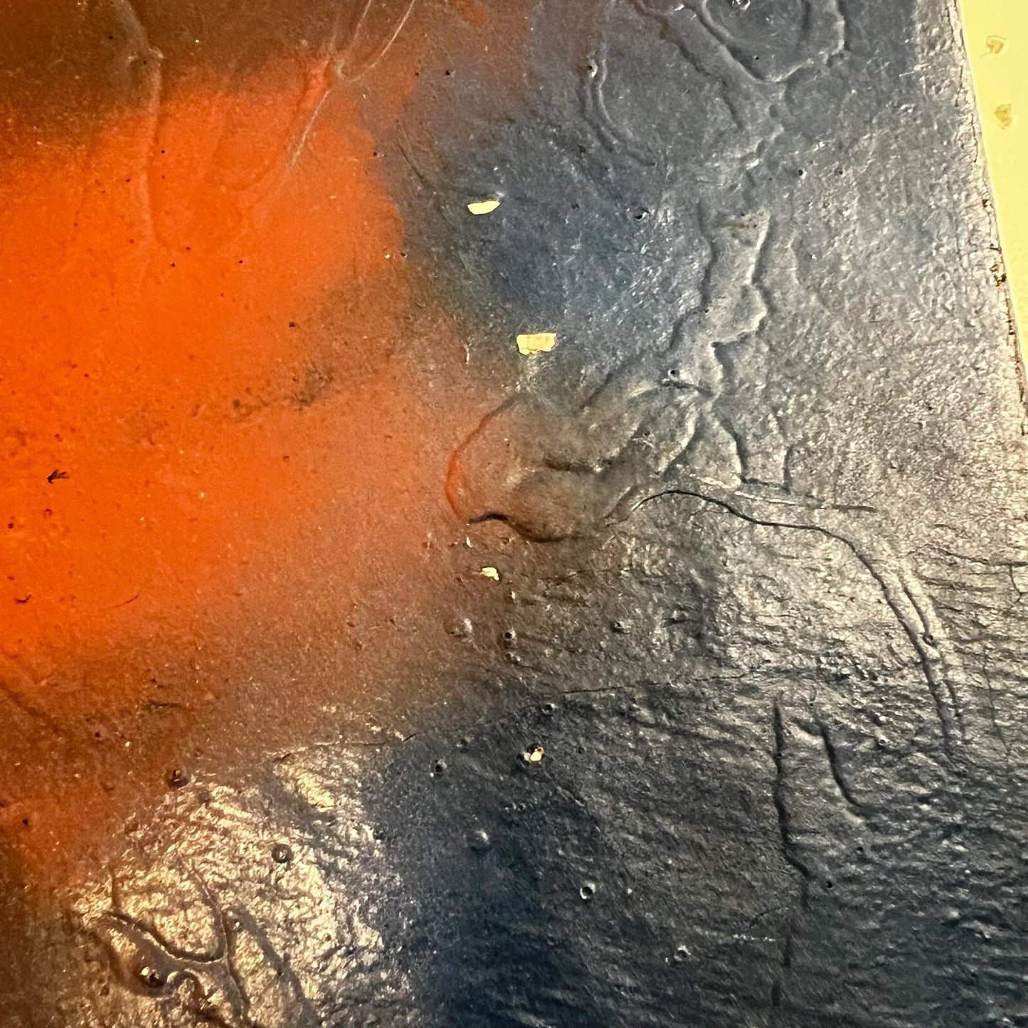 Large Portrait Painting Red Haired Woman