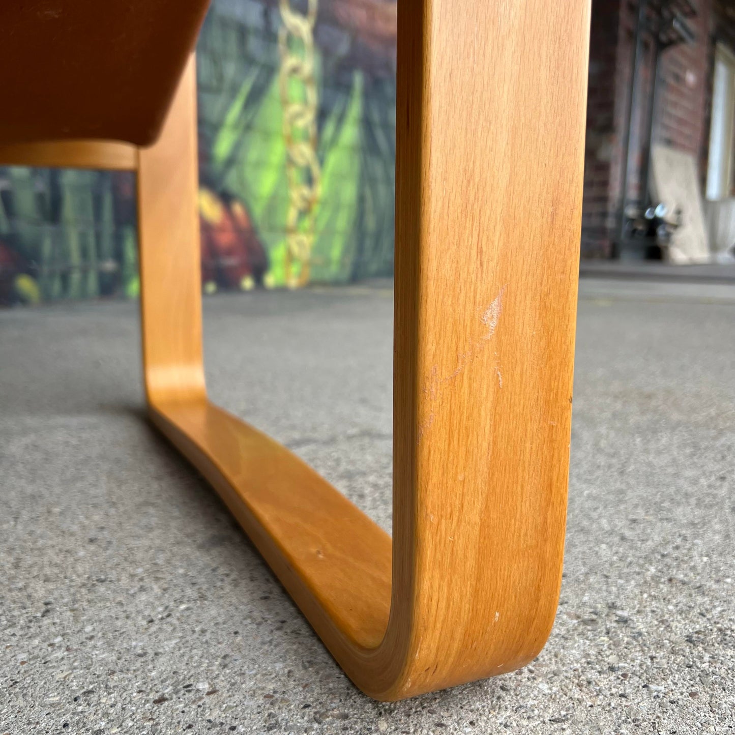 Mid Century Leather Lounge Chair Oy Bj Dahlqvist Ab Finland for B. D. Furniture