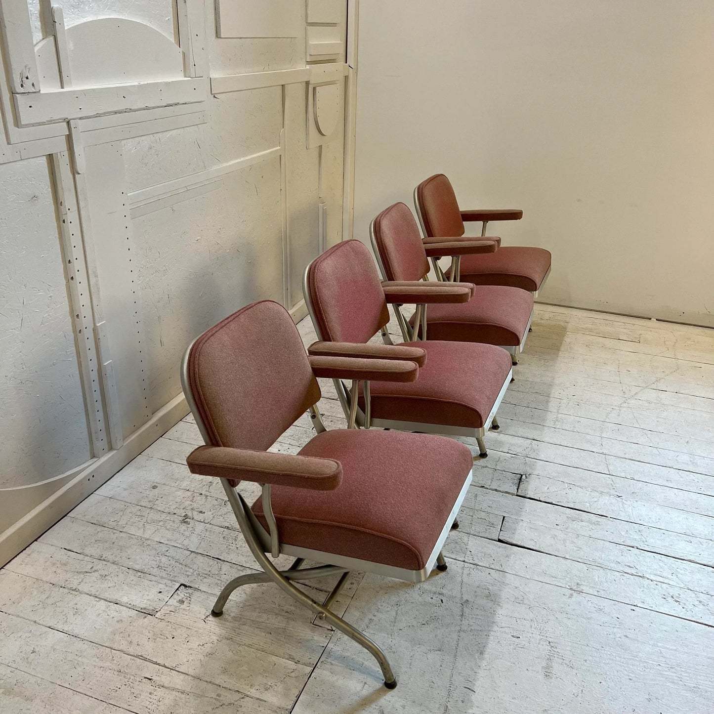 Set of 4 Warren McArthur Folding Chairs