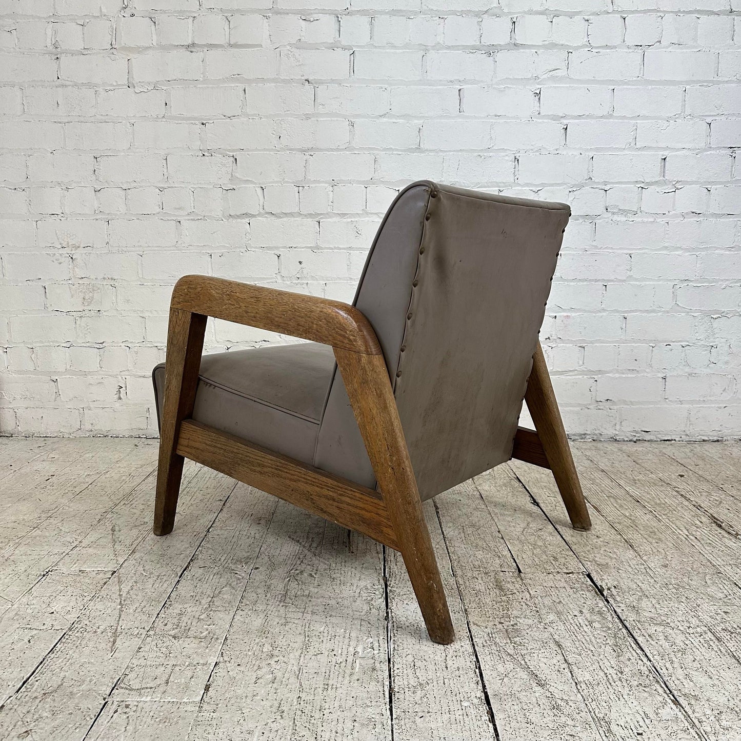 Solid Maple Thonet Lounge Arm Chair