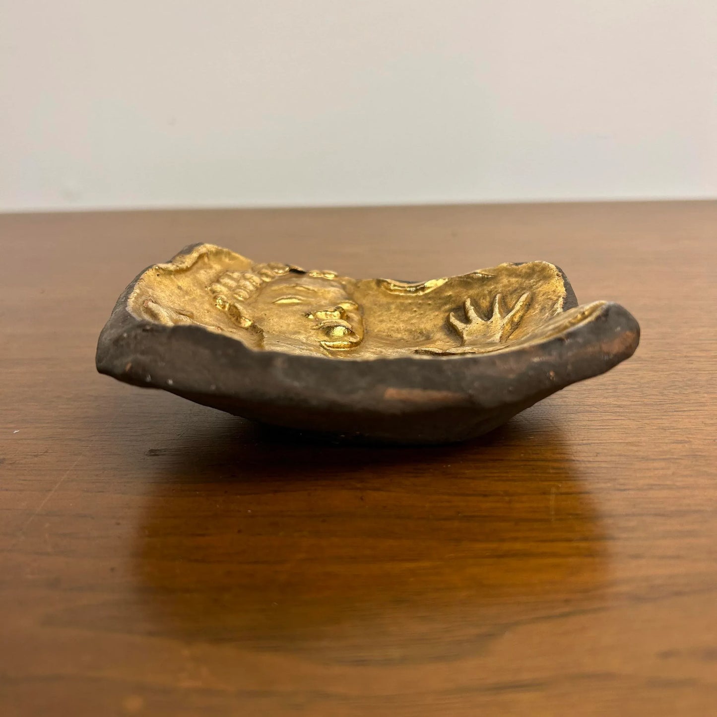 Dane Burr Ceramic Gold Dish Figurative