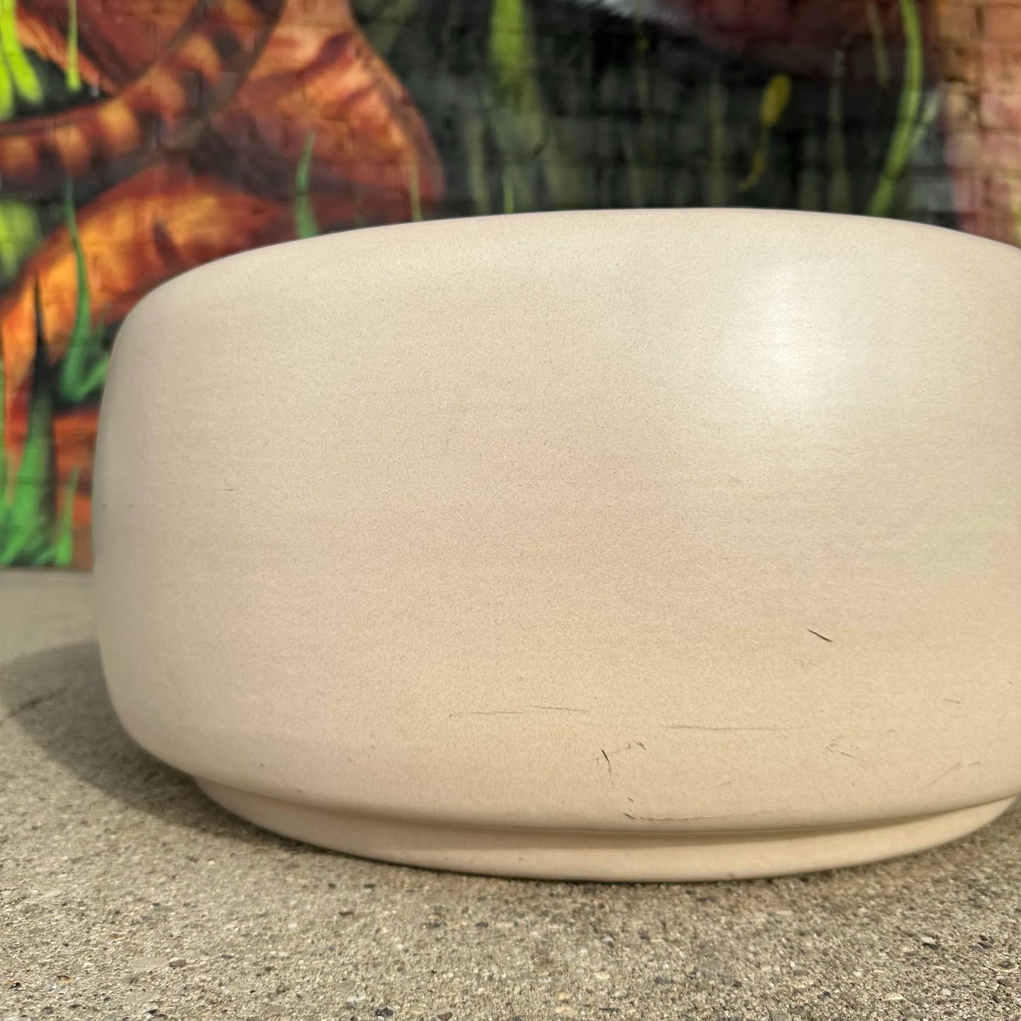 21” Large Architectural Pottery Ap “Tire” Planter by John Follis Large