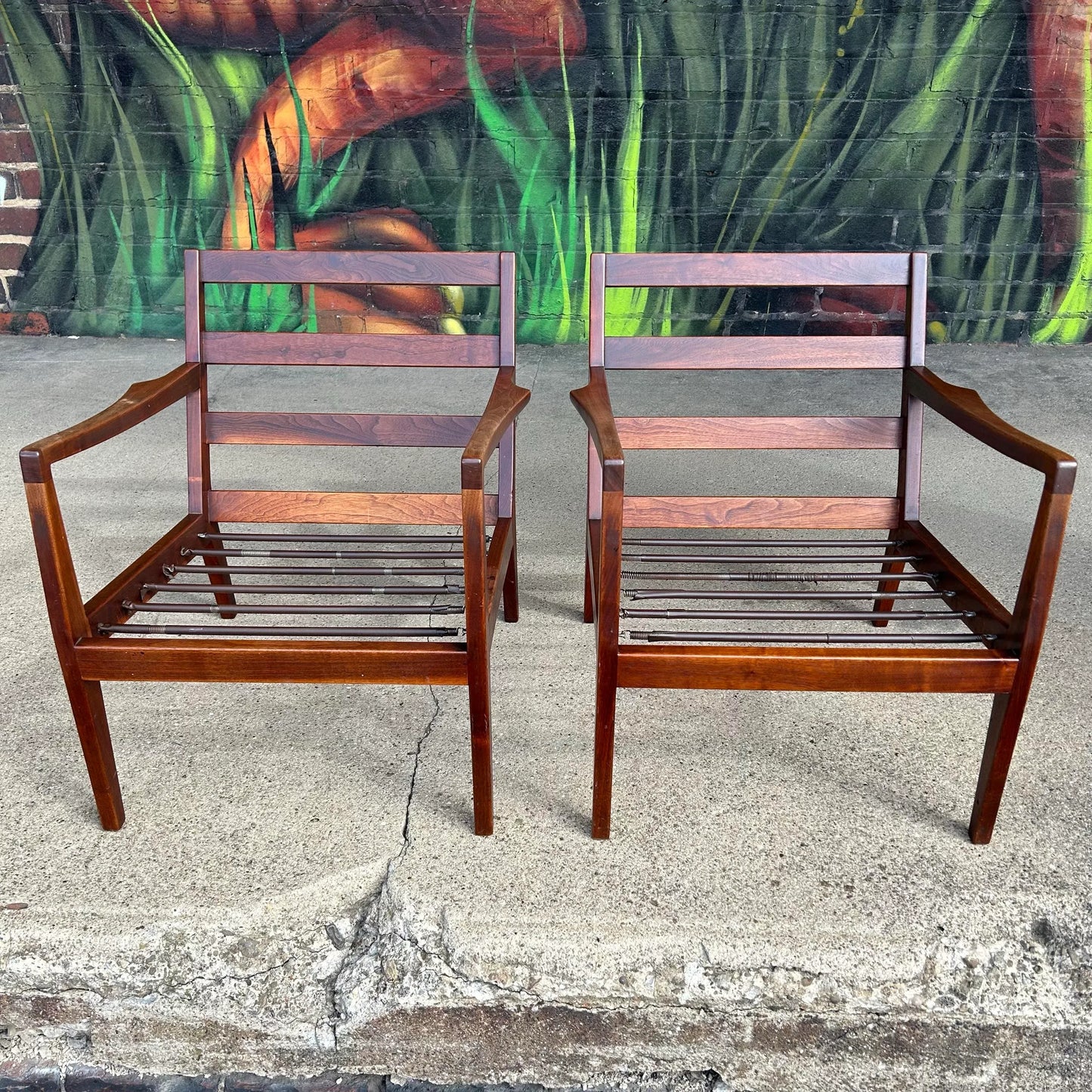 Pair of Arden Riddle Studio Furniture Arm Lounge Chairs