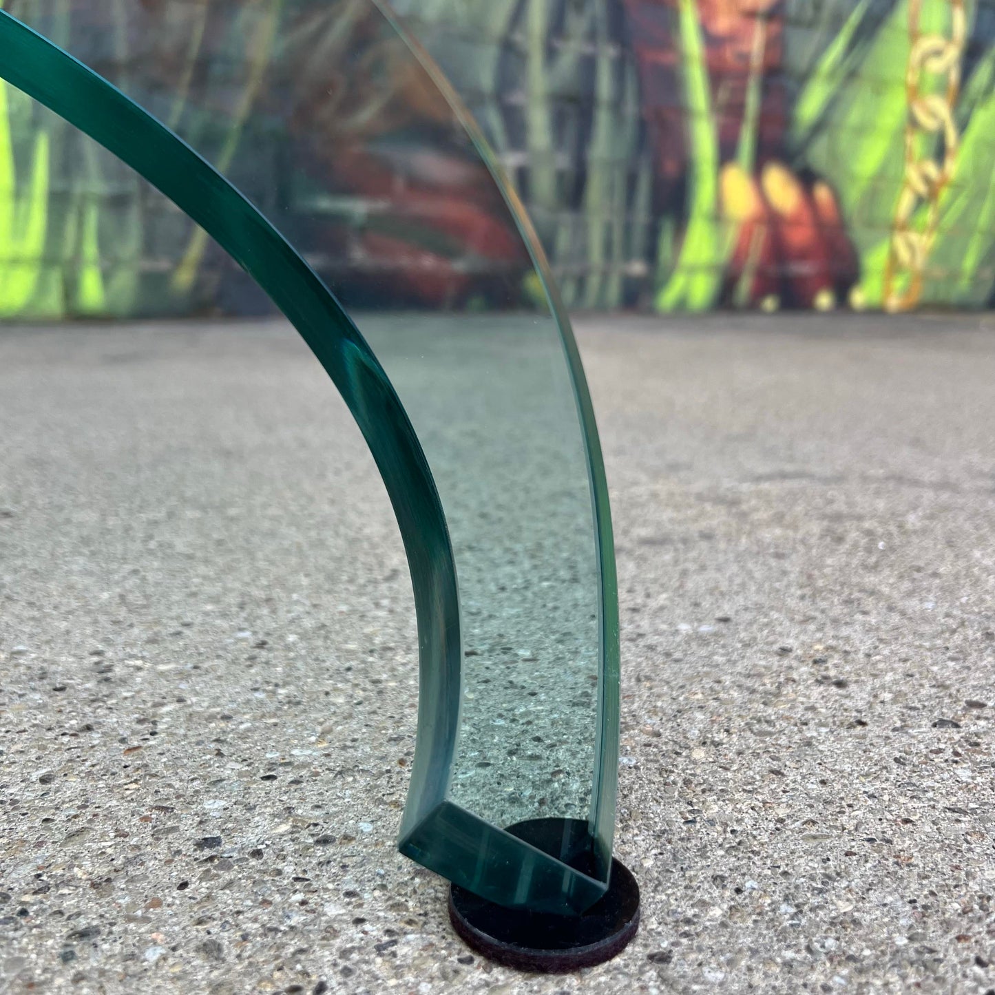 Knut Hesterburg Rare Glass Propeller Coffee Table