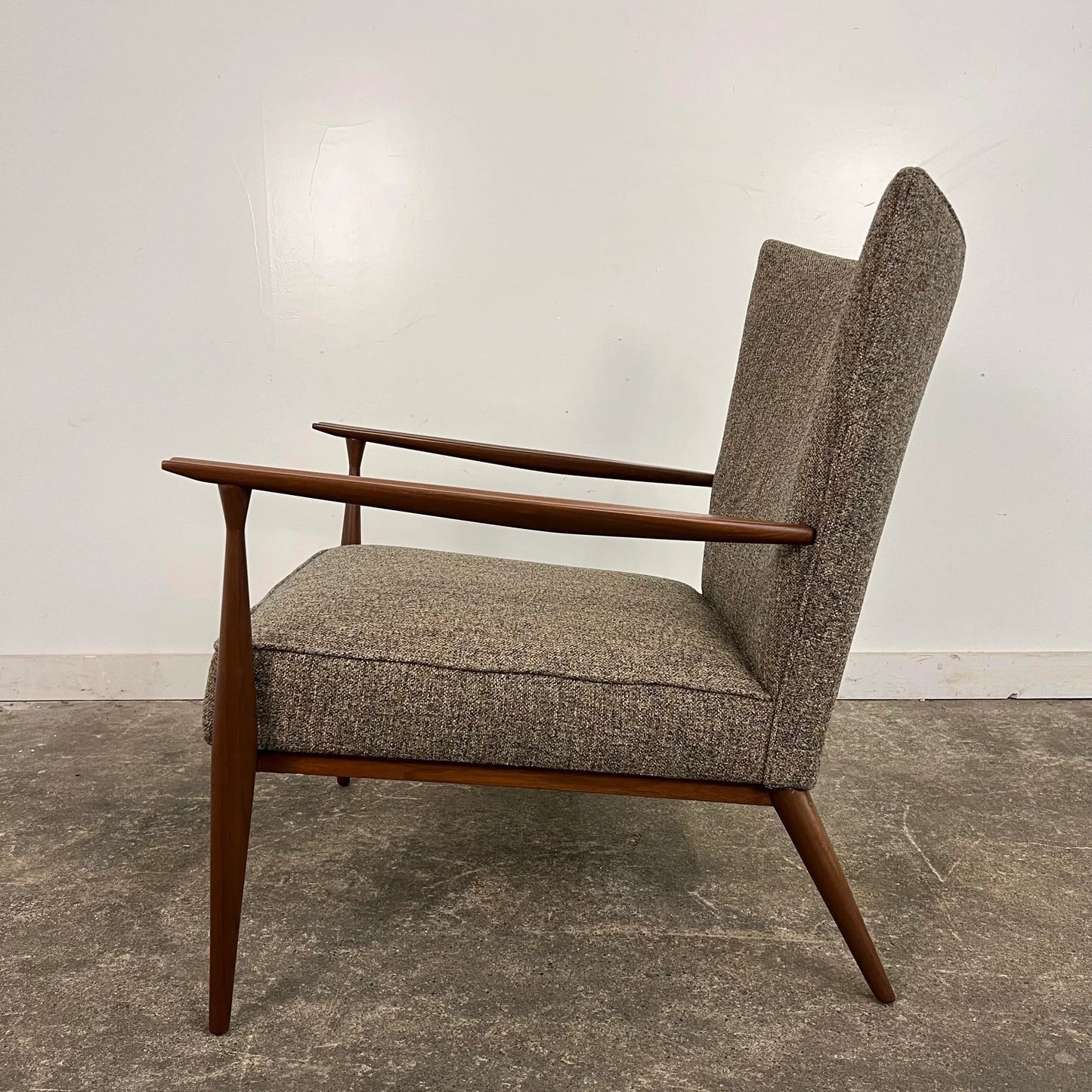 Paul McCobb Lounge Chair Refinished and Reupholstered