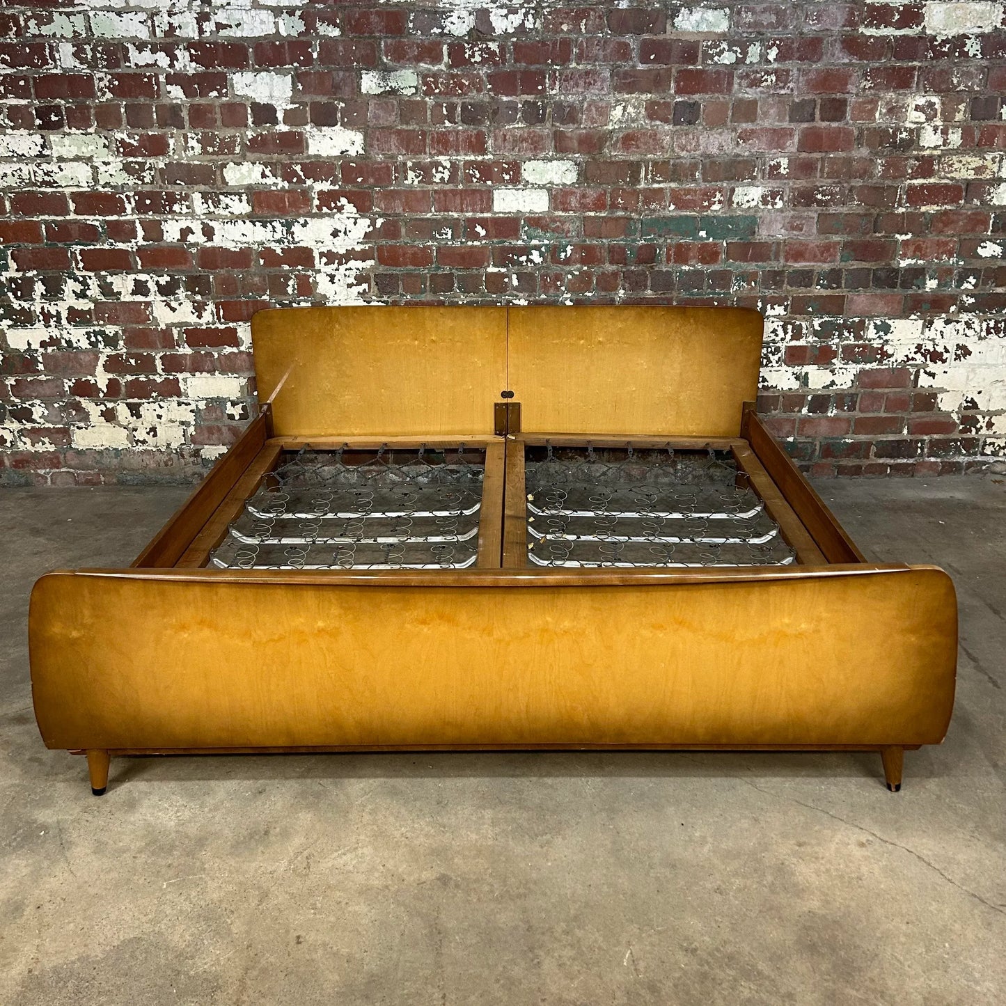 Mid Century Modern King Size German Bed Frame