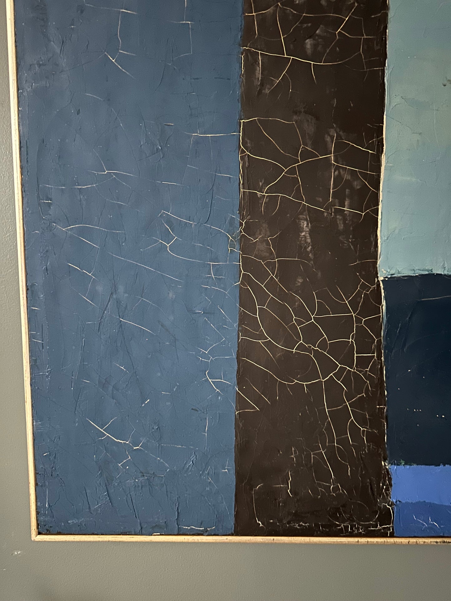 Extraordinary Gail Cottingham Abstarct Painting 1970’s American Aspen Colorado