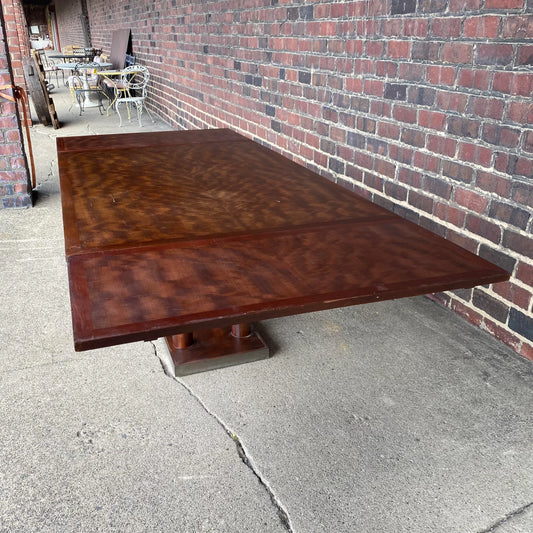 Roger Bal Art Deco Dinning Table Refectory Leaves