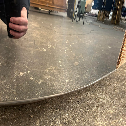 Milo Baughman Chrome Club Chair on Swivel Rock Base