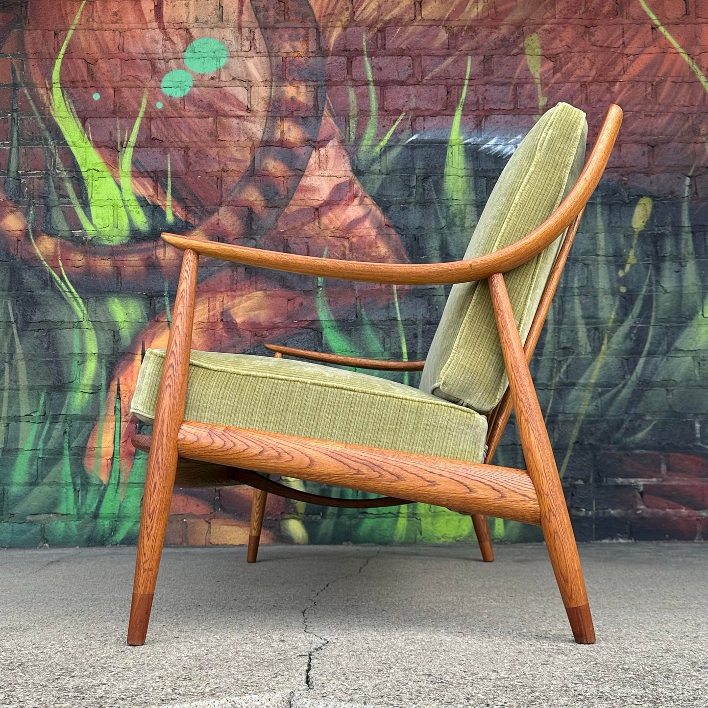 Danish Modern Peter Hvidt Teak Loveseat