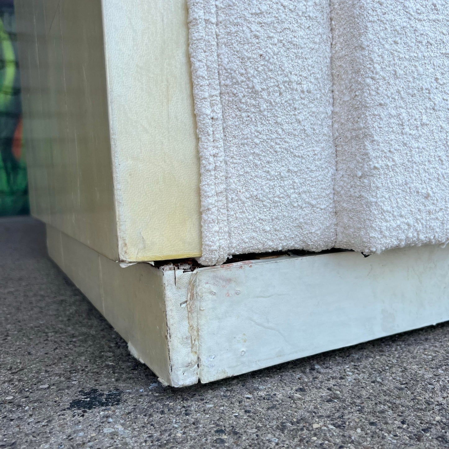 Karl Springer Goat Skin Loveseat