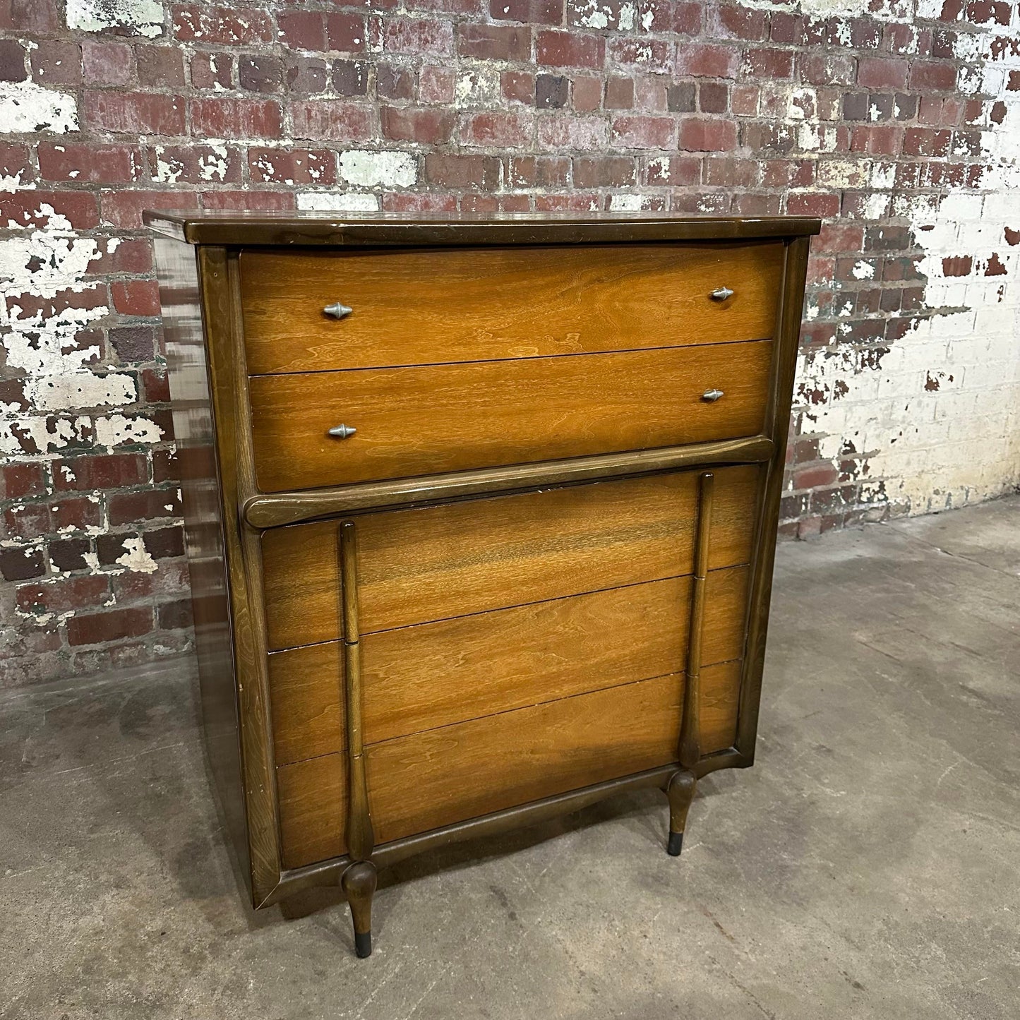 Mid-Century Modern Dresser Highboy by Tribond Furniture