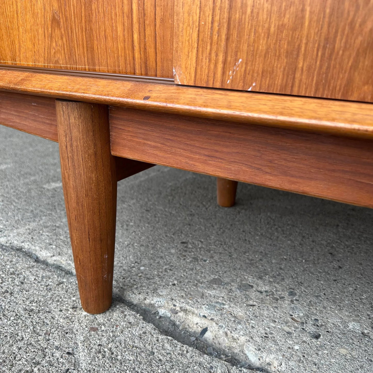 Danish Mid Century Modern Teak Credenza