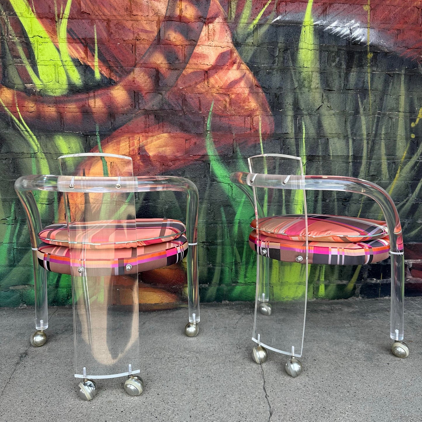 Lucite Dining Set by Charles Hollis Jones Mid-Century Modern