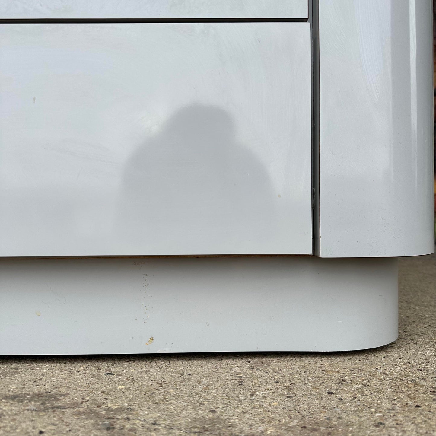 Post Modern 1980s Grey Laminate Dresser Set