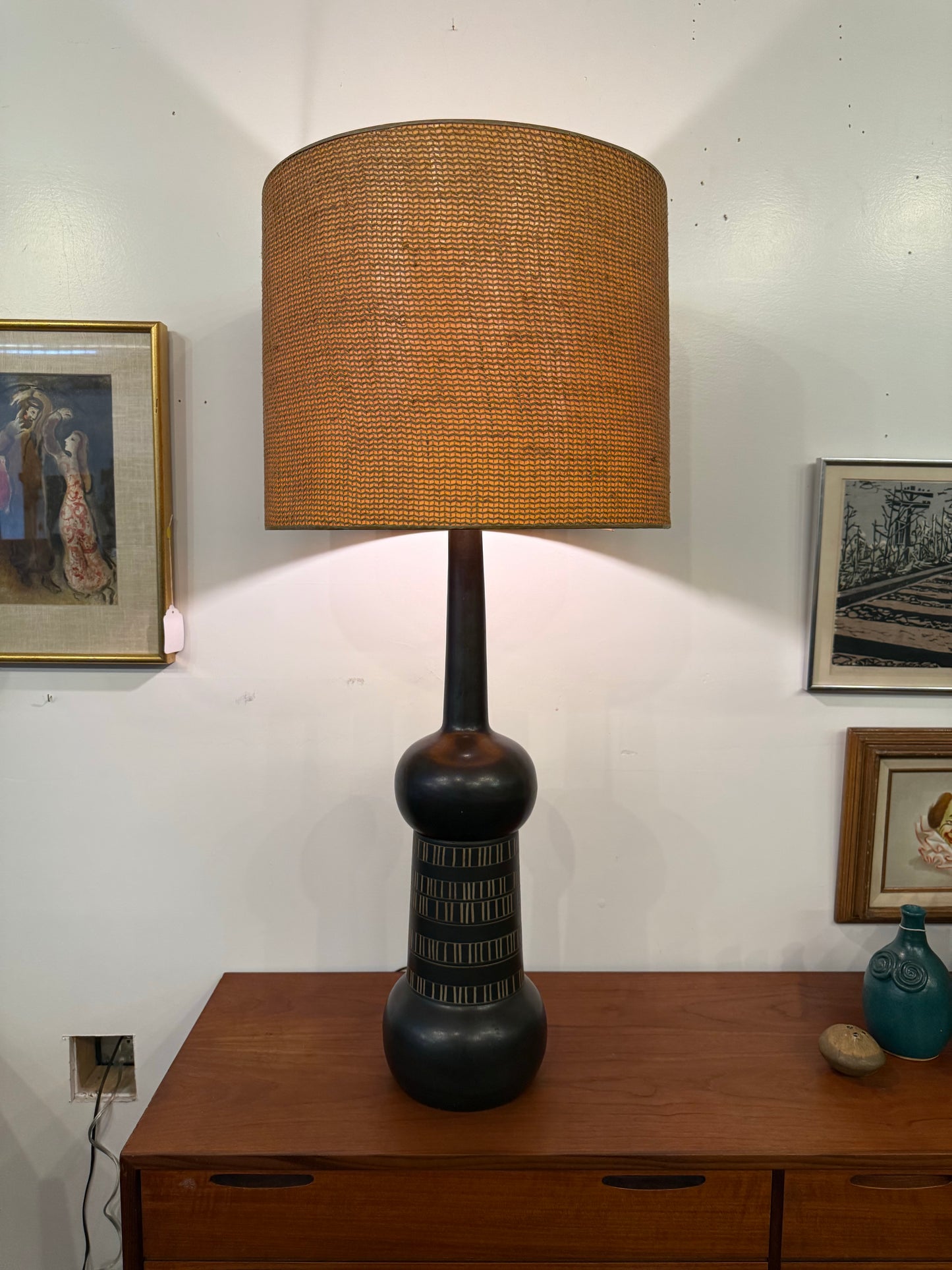 Lamp by Gordon Martz/Marshall Studios. Model M202-45-4 Rare