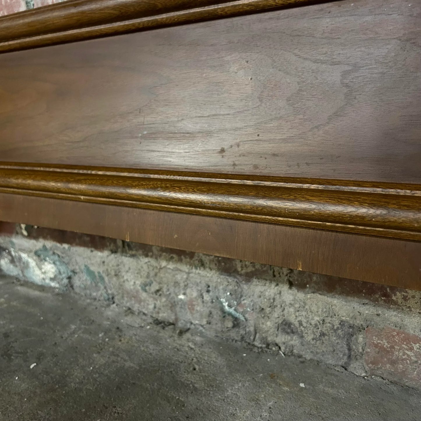 Mid Century Modern Full Size Headboard and Footboard