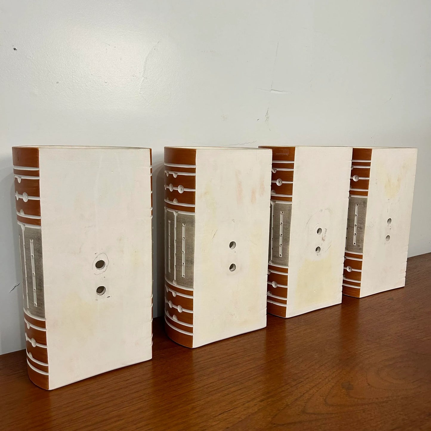 Martha and Beaumont Ceramic Wall Sconce Shades 4 Available