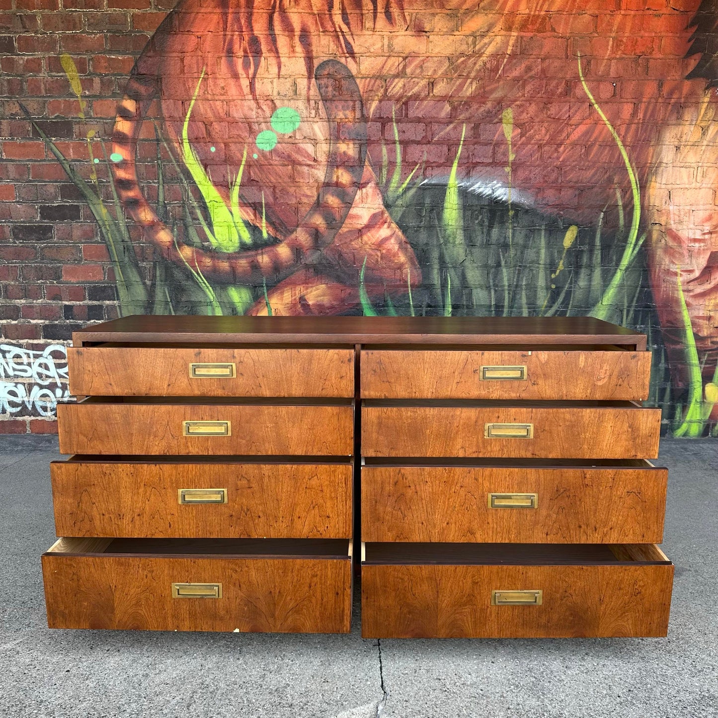 Milo Baughman for Founders Walnut Dresser Mid-Century Modern