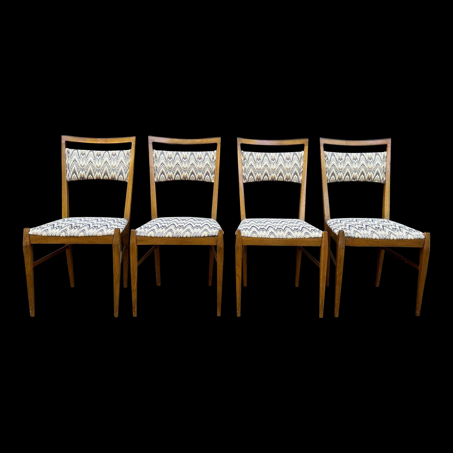 Mid Century Modern Set of 4 Paul McCobb Italian Style Dining Chairs