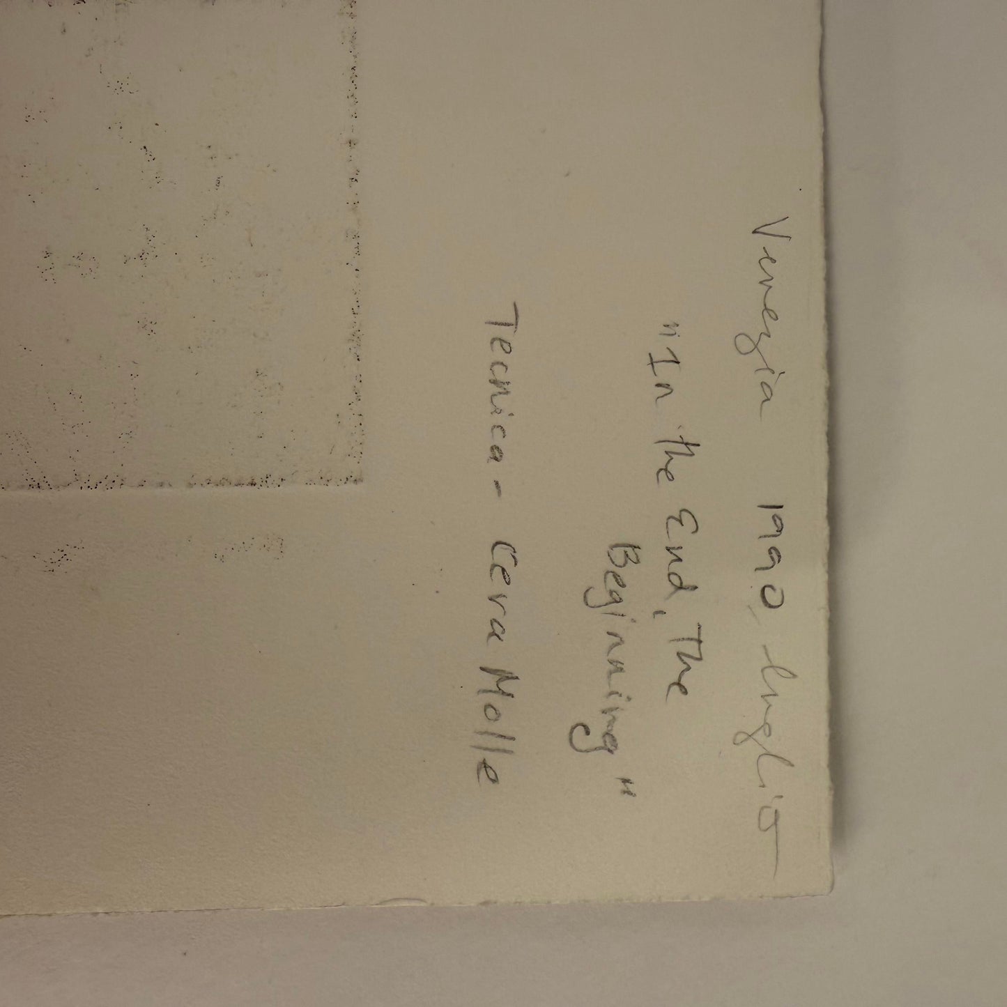 Susan Sartarelli “In the End, the Beginning” Print