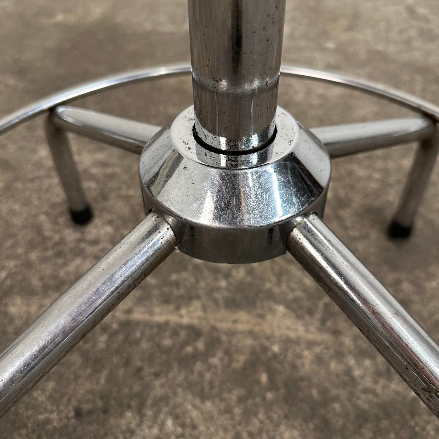 Mid Century Modern Workshop Task Stool Made in Italy