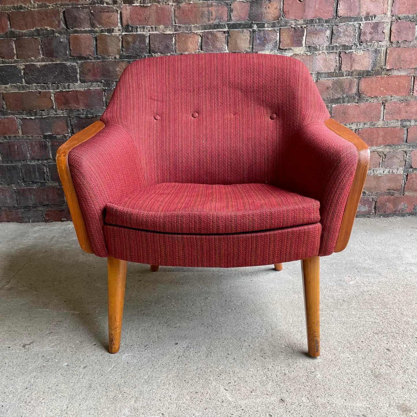 Norwegian Modern Mid Century Teakwood Armchair