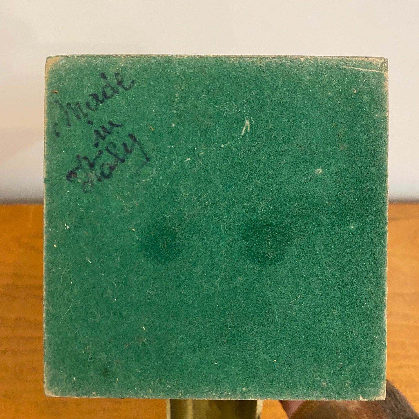 Large Italian Brass Rooster Chicken Statue on Stone Base