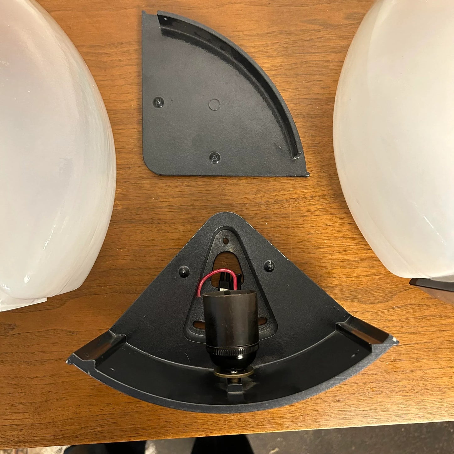 Pair of Vetri Murano Glass Wall Sconce Lights by Roberto Pamio