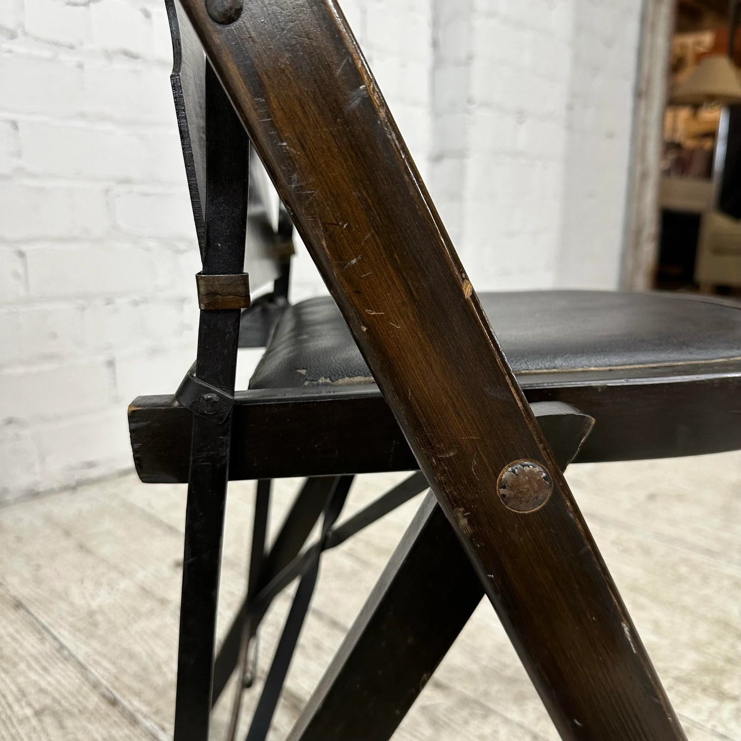 Louis Rastetter and Sons Wooden Folding Chair