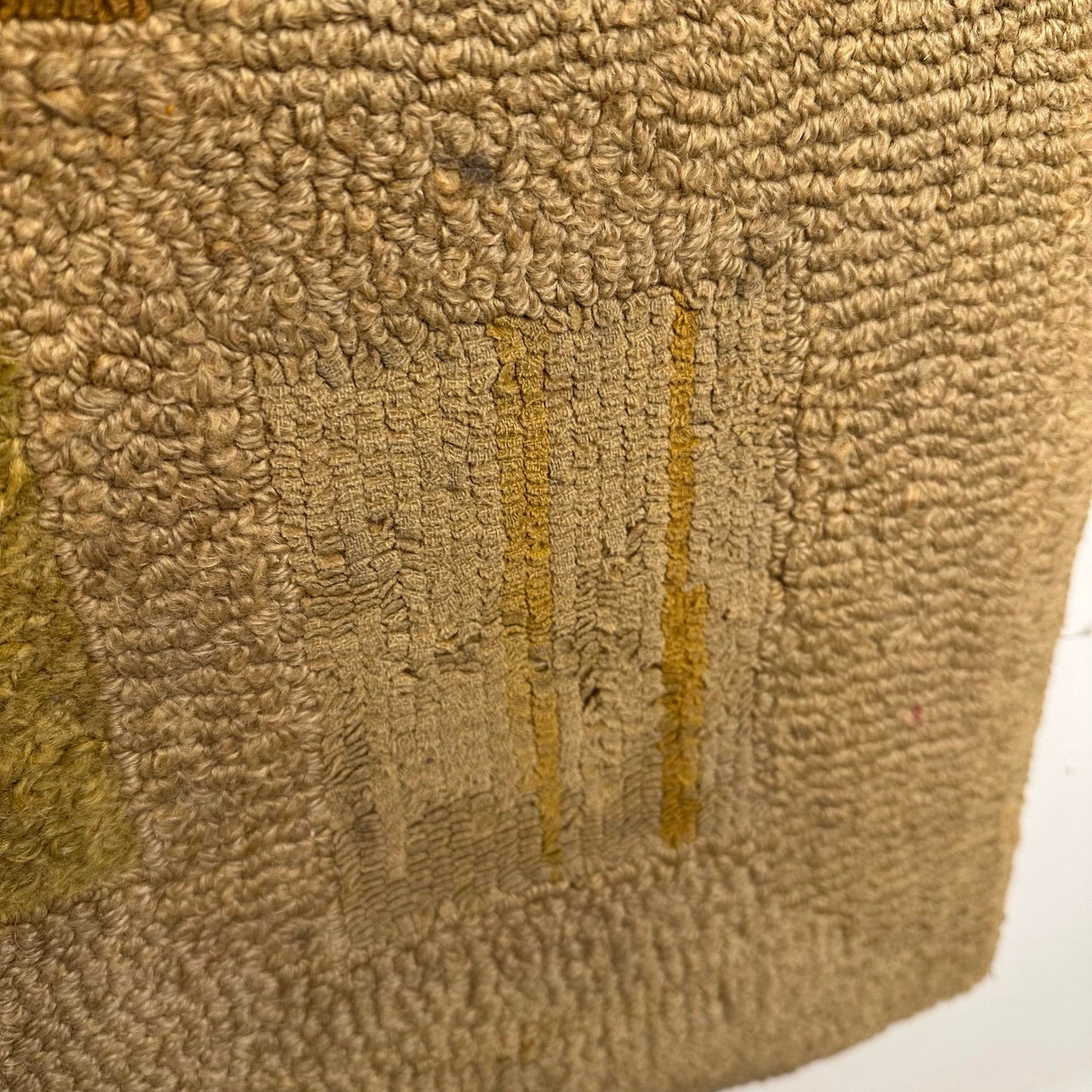 Mid Century Modern George Wells Hand Hooked Fiber Art Rug