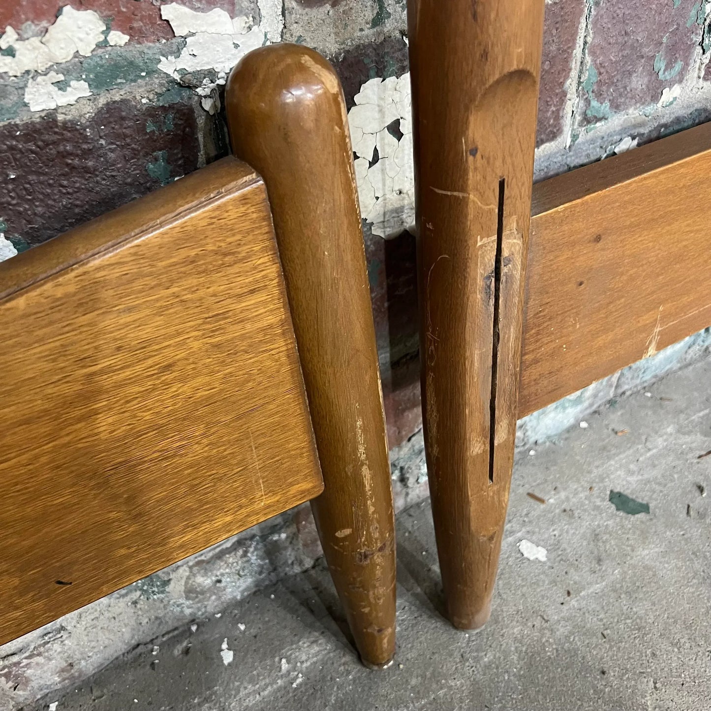 John Stuart for Mt. Airy Furniture Full Size Headboard and Footboard