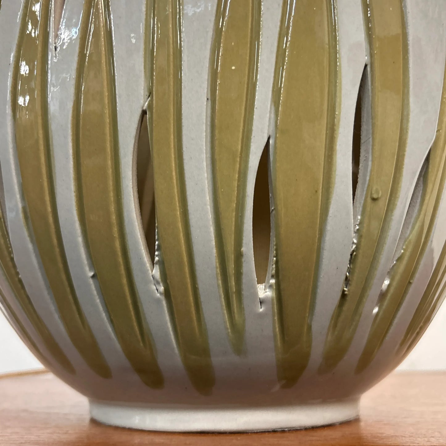 Ceramic Floral Table Lamp