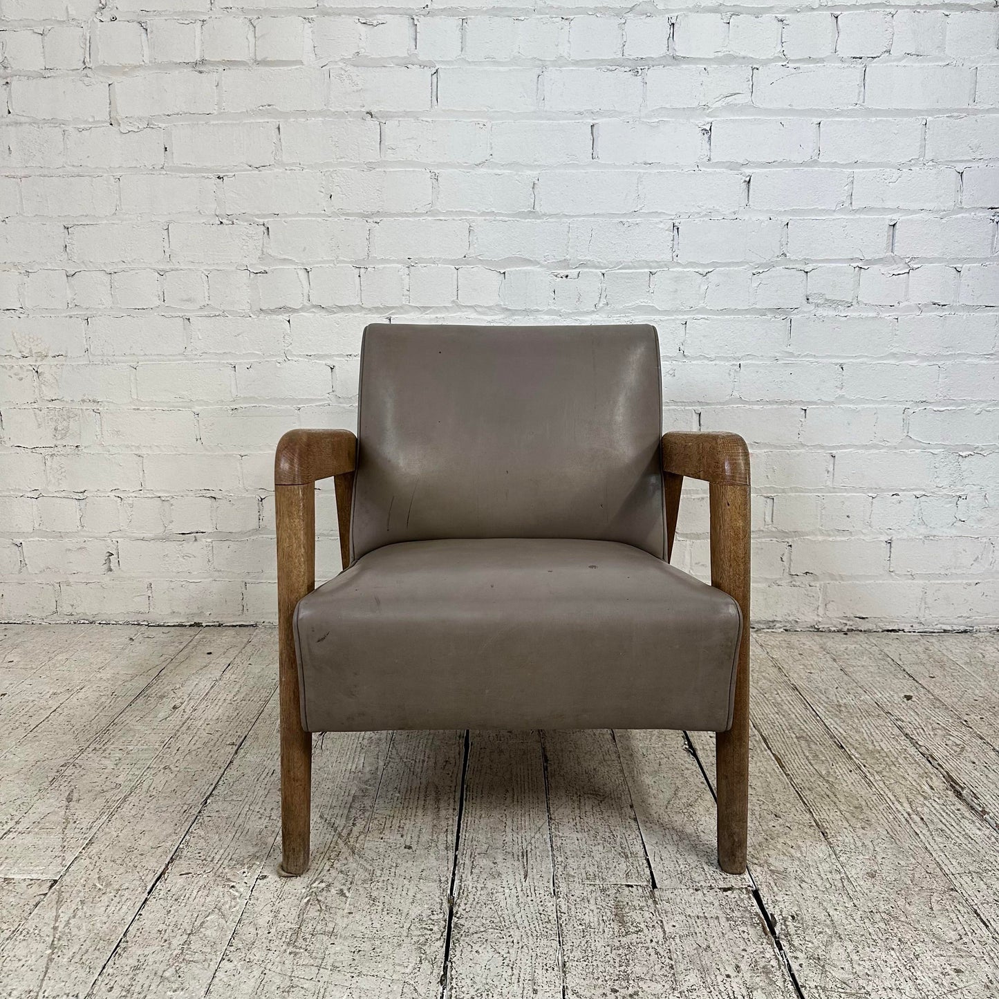 Solid Maple Thonet Lounge Arm Chair