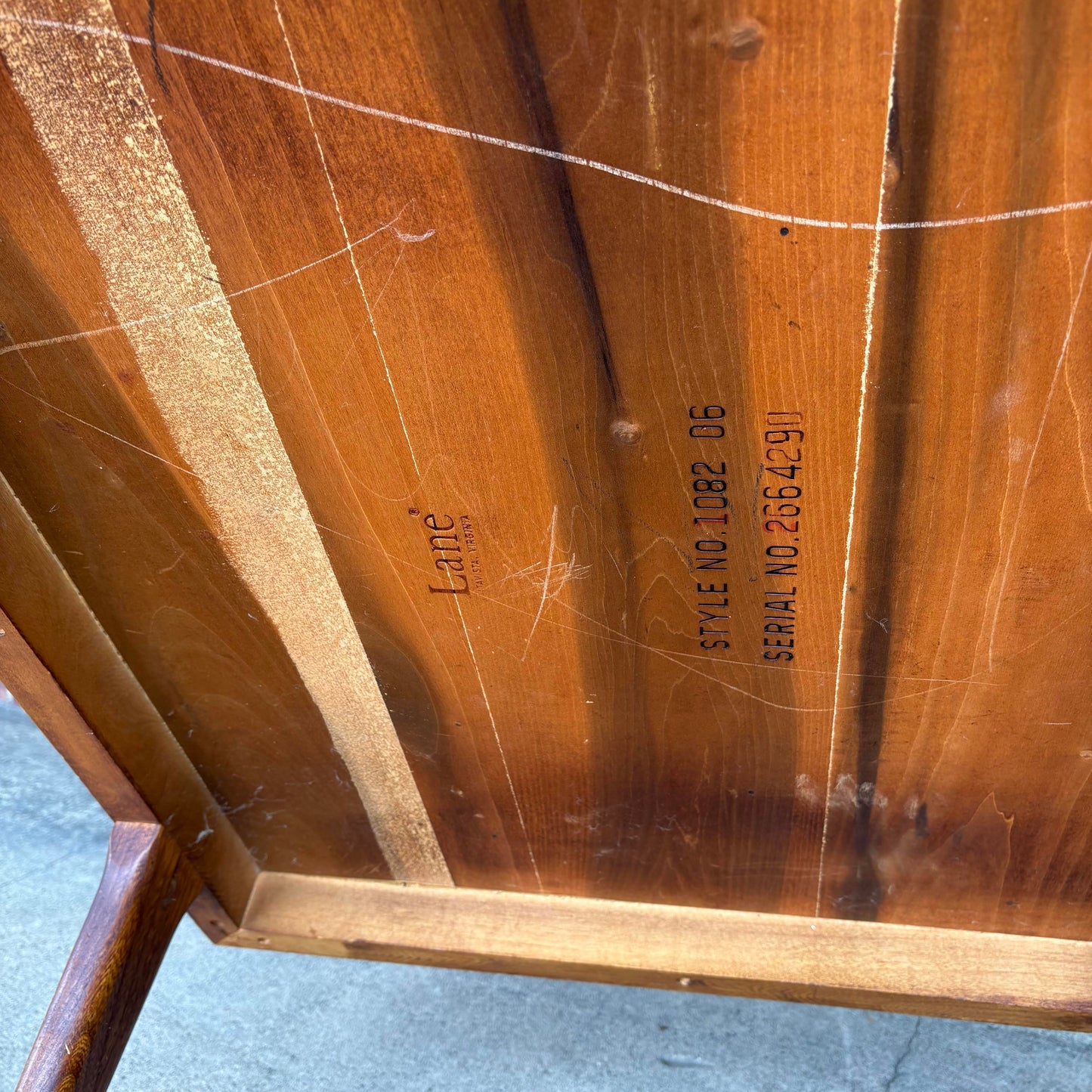 Mid-Century Modern Pair of Walnut End Tables Lane Furniture