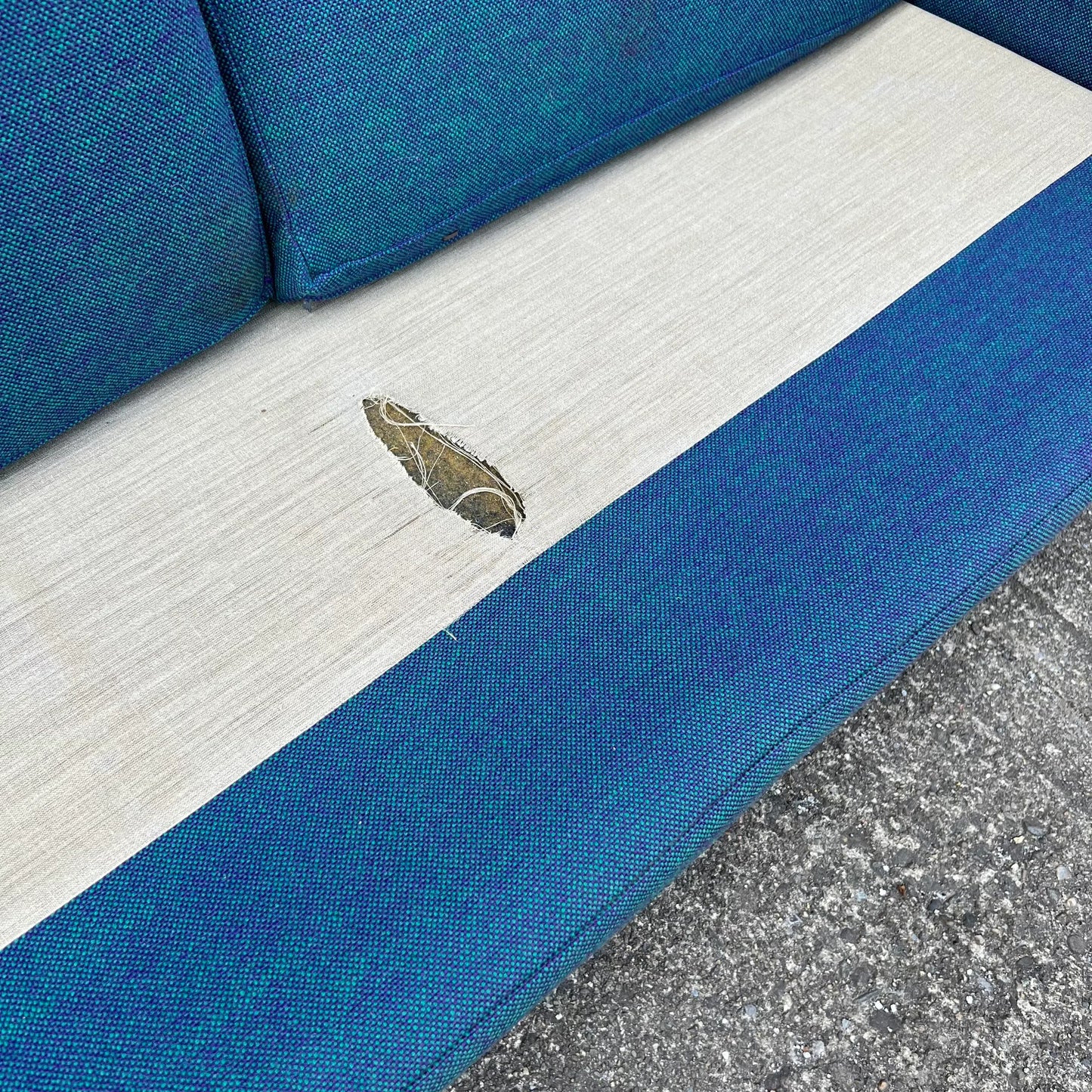 Finn Juhl Midcentury Danish Modern Teal Sofa