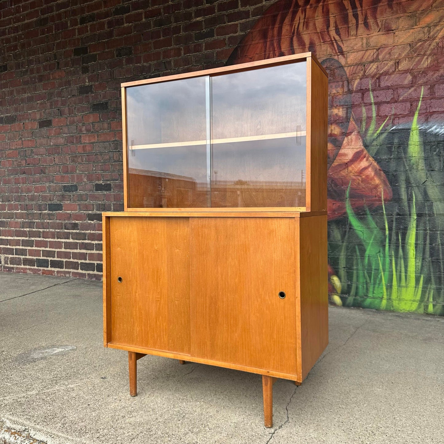 Paul McCobb for Planner Group Two Piece Hutch and Credenza