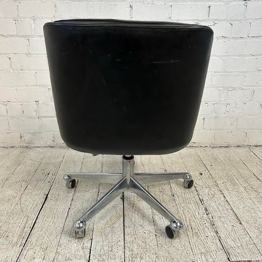 Jean Gillon Mid-Century Modern Office Chair Brazillian Leather