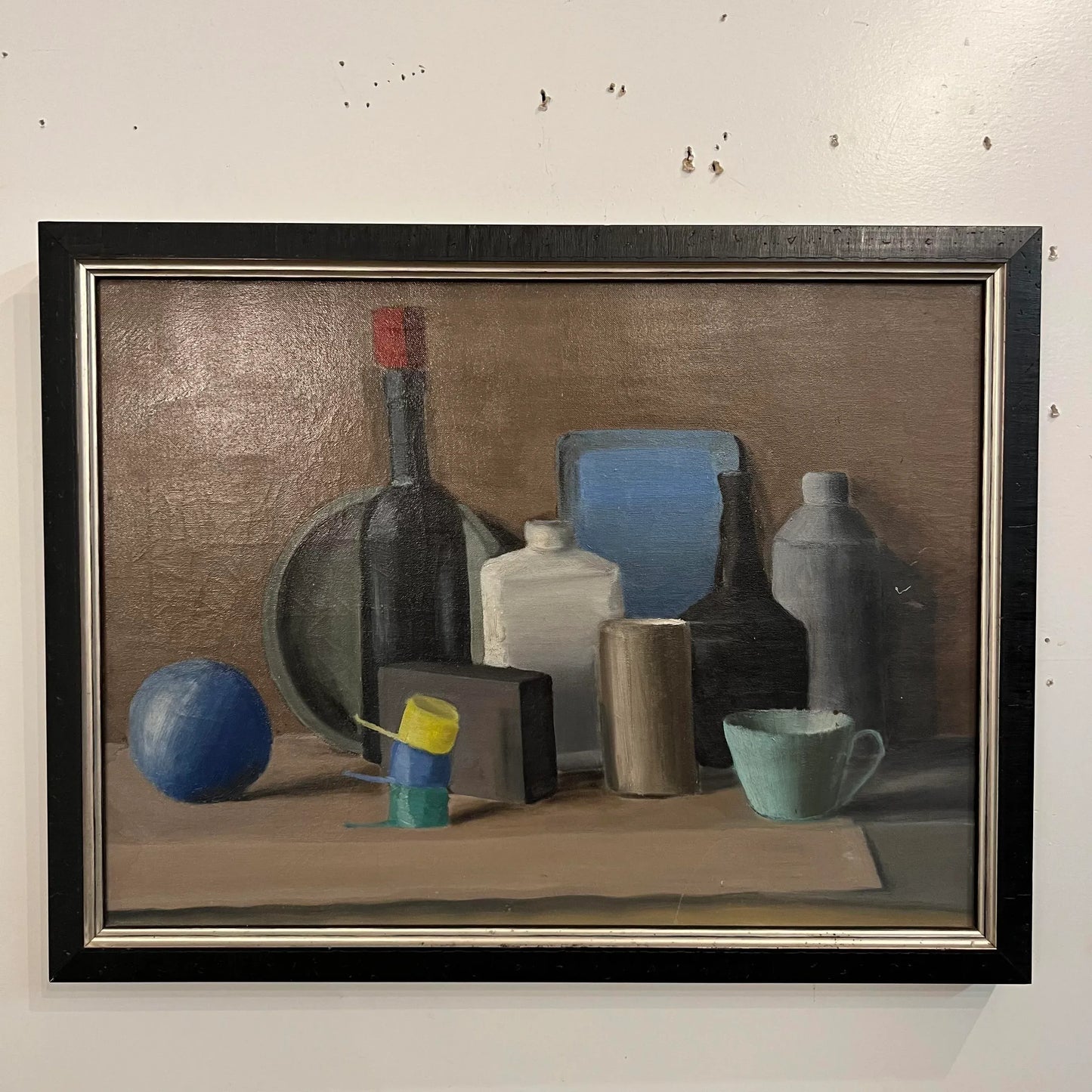 Still Life Oil Painting by David Siegelman Framed