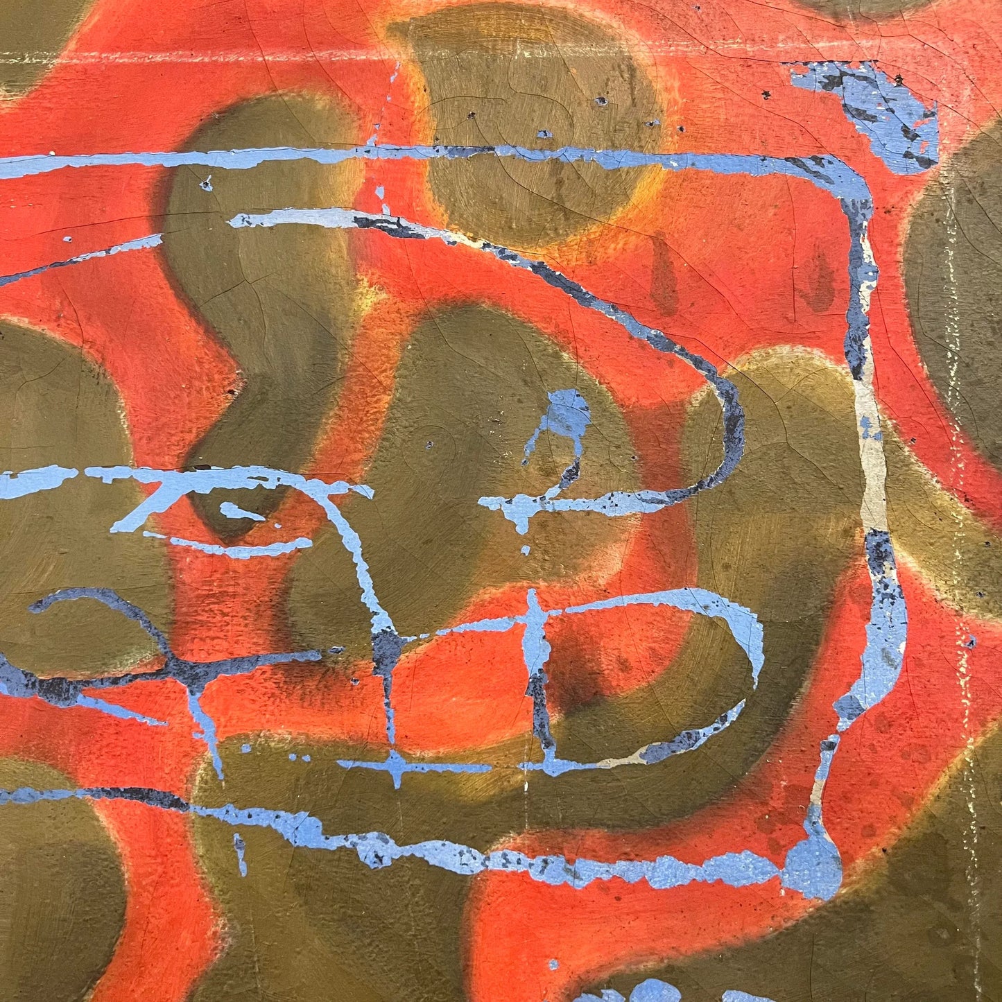 Mid 20th Century Large Abstract Painting