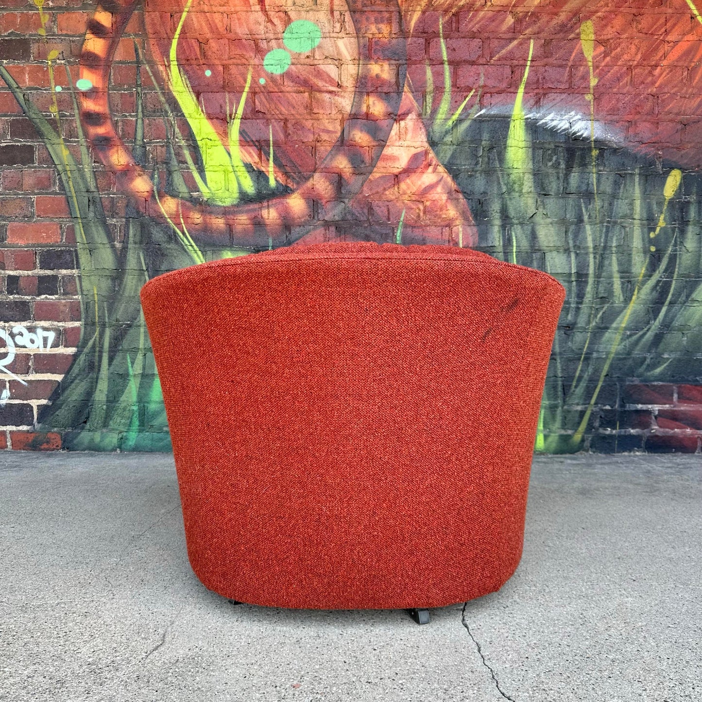 Flexsteel Vintage Swivel Tub Chair Mid-Century Modern