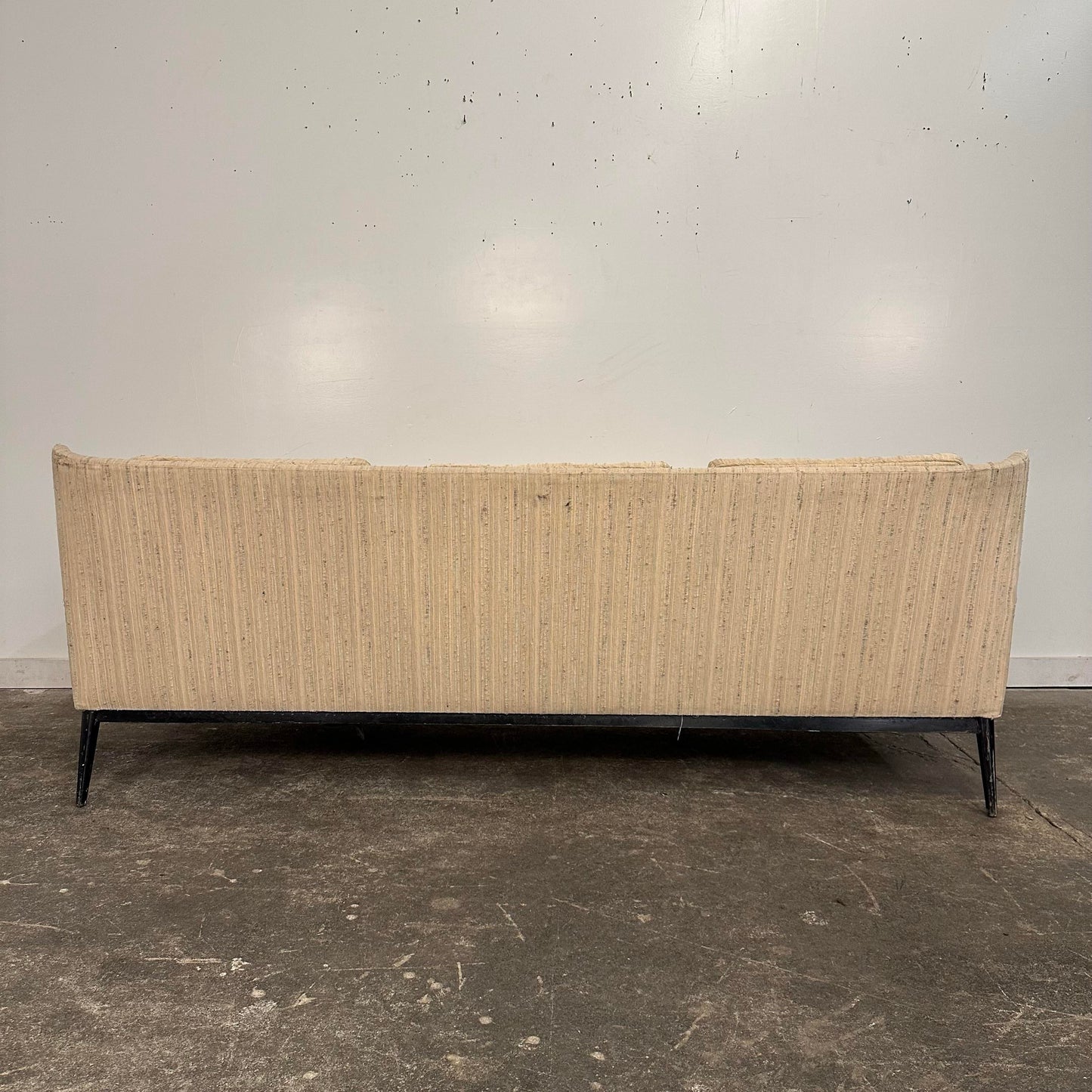 Paul McCobb 1950s Mid-Century Modern Wingback Sofa