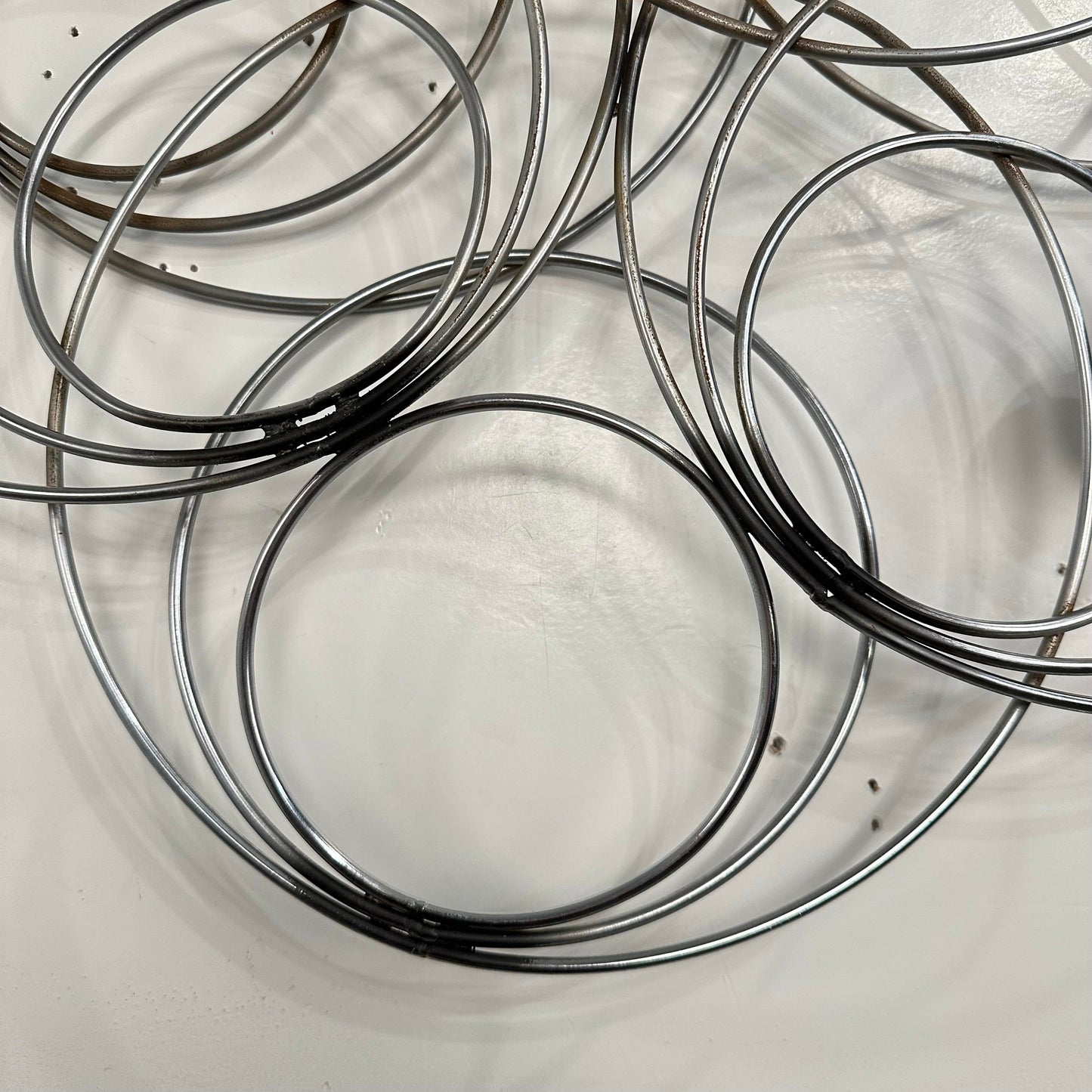 Mid Century Modern Curtis Jere Chrome Wall Sculpture